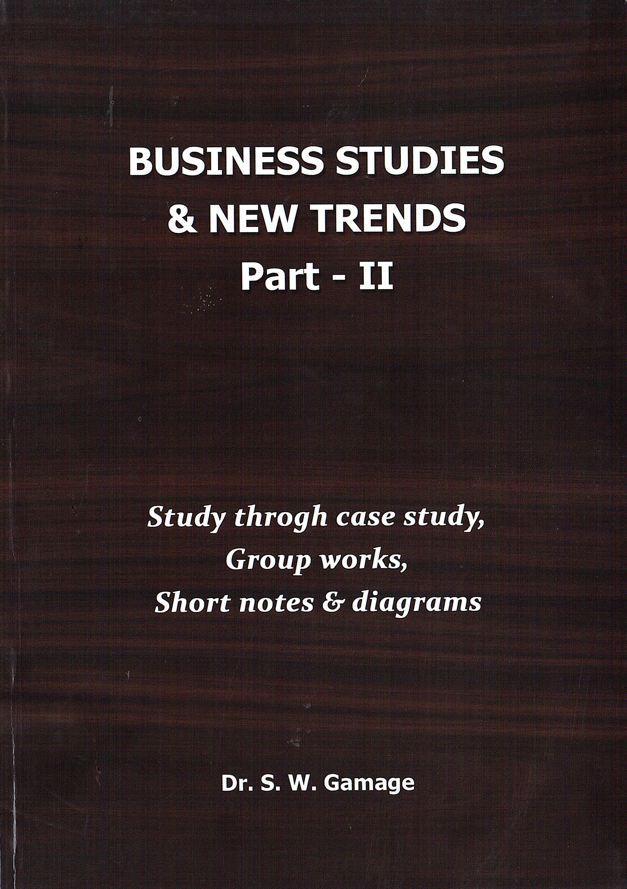 Business Studies & New Trends   Part -11